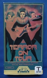Terror On Tour VHS Rare Horror Media Home Entertainment Slasher - Picture 1 of 9