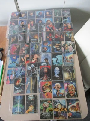 1993 SKYBOX Star Trek Master Series COMPLETE 90 CARD BASE SET TRADING CARDS - Image 1 of 4