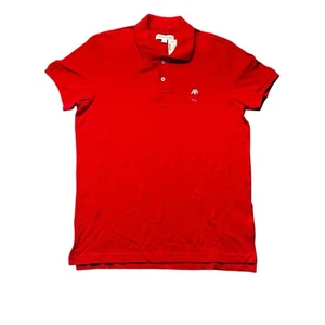 Aeropostale Herren Poloshirt Größe XL Rot Kurzarm A87 Logo Piqué 100% Baumwolle - Bild 1 von 10