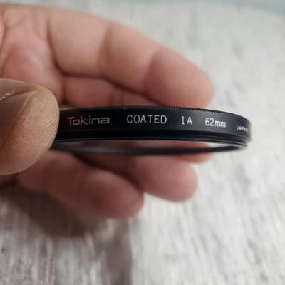 Tokina 62mm 1A Coated Lens Filter – Vintage Japanese Photography Accessory - Image 1 of 3