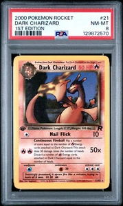 2000 Pokemon Rocket 1st Edition Dark Charizard 8 PSA #21 - Bild 1 von 2