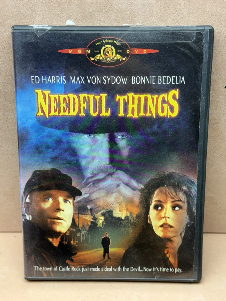 Needful Things (DVD, Widescreen, 1993) Ed Harris  Max Von Sydow  Stephen King - Image 1 of 2