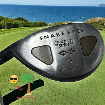 Snake Eyes Quick Strike II 19° LH 3 Hybrid S Flex Graphite / VG Lamkin Grip L👀K - Image 1 of 4