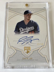 2020 Topps Definitive Collection Gavin Lux Rookie Autograph SSP /50 Dodgers - Picture 1 of 2