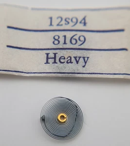 SB1-H15: Waltham Balance Hairspring 12s94 8169 Heavy NOS Original Factory - Bild 1 von 1