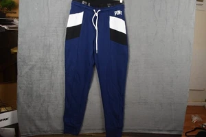 PINK Victoria's Secret Jogger Jogginghose Damen mittelblau Colorblock Bündchen - Bild 1 von 9