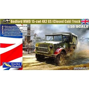 GECKO MODELS 35GM0027 MAQUETTE BEDFORD MWD 15-CWT 4X2 GS CABINE FERMEE 1/35 - Picture 1 of 1