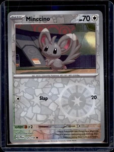 Minccino SV09: Journey Together Pokémon #125/159 Pokémon Reverse Holo NM+ - Imagen 1 de 2
