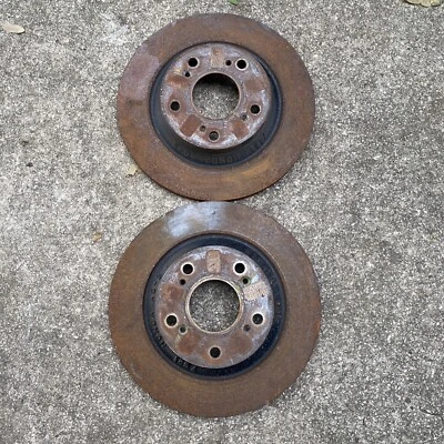 2008 Honda S2000 AP2 Rear Brake Rotors CR 13k Miles OEM - Image 1 of 2