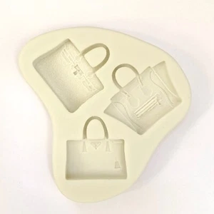 PURSE TRIO MOLD, Cake Decor, Fondant Mold for Chocolate Covered Strawberries - Picture 1 of 1