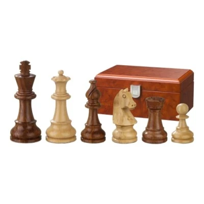 Chess Figures - Sigismund - Wood - Staunton - Kings Height 76 MM - Image 1 of 2