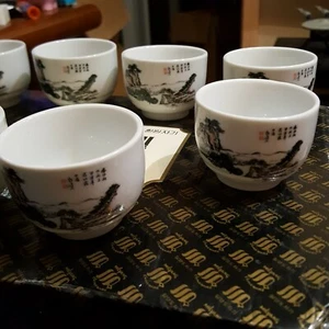 Tazas de porcelana Milyang Tea Coffee Sake sin mango. Mango y tapa para tetera 2-3781-3 - Imagen 1 de 21