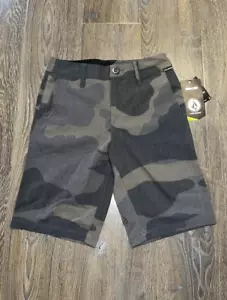 Volcom Boys Board Shorts Camo New With Tags - Picture 1 of 4