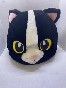 Sazac Cosplay Party 4 Seasons Global Large Black Cat Head Costume Furry Kitten - Picture 1 of 7
