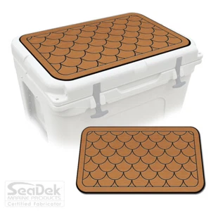 SeaDek Pad Top fits YETI Tundra Cooler - Marine EVA Mat - T/B- Scales - Picture 1 of 6