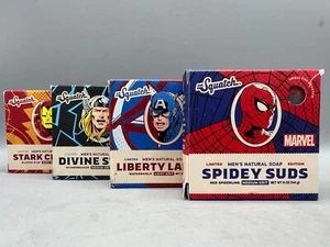 Dr. Squatch Soap Men's Natural Bar Soap Marvel Thor Ironman Captain America PICK - Picture 1 of 17