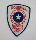 Rosehill Fire Dept. Patch " Volunteer Community Service"