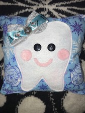 Pocket Tooth Fairy Pillow Disney’s Frozen With Olaf Elsa Anna Snowflakes