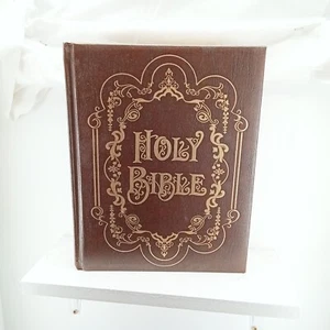 Vintage Family Bible King James Hardcover Fireside Bible Red Letter 1970 - Bild 1 von 4
