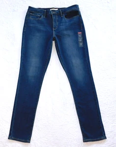 Pantalones de mezclilla ajustados suaves LEVI'S - Talla 12 M - 311 SHAPING SHAPING NUEVOS CON ETIQUETAS ― #CW15 - Imagen 1 de 4