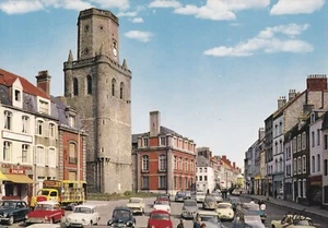 AK Ansichtskarte 10x15cm Postkarte BOULOGNE-SUR-MER Glockenturm Autos geschrieben 1977 - Bild 1 von 1