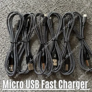 Micro USB Charger Fast Charging Cable Cord For Samsung S7 S6 Android Phone Lot - Picture 1 of 13