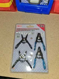 BGS Set di pinze per circuiti | per clip circolari piccole | 80 mm | 4 pz. - Foto 1 di 2