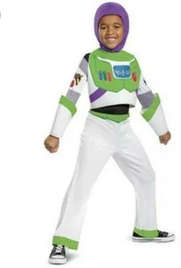 Buzz Lightyear Glow in the Dark Toy Story 4 Halloween Costume Child Medium 7-8 - Picture 1 of 4