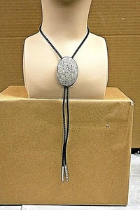 Hermosamente impresionante corbata bolo de plata esterlina de Adams - Imagen 1 de 7