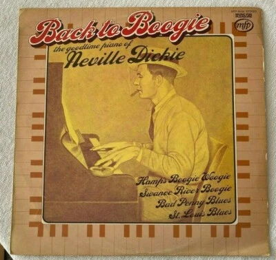Neville Dickie LP "Back To Boogie" Original 1975 Vinyl Album In Excellent Cond - Image 1 of 4