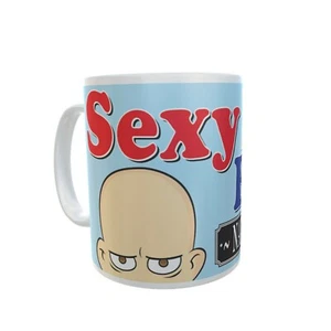 Personalisiert IHR NAME SEXY GLATZKÖPFIGER KERL Neuheit Cartoon Keramik Kaffeetasse Geschenk - Bild 1 von 3
