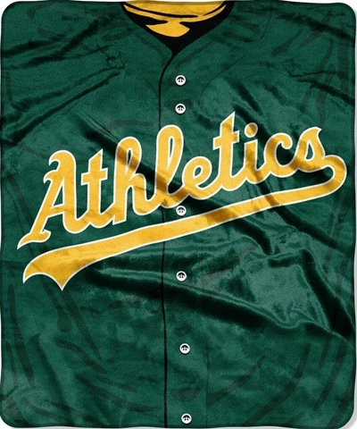 Oakland A's Athletics MLB 50" x 60" Blanket Thick Soft Plush Cover
