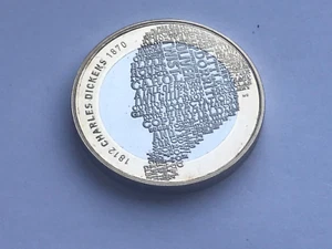 Simply Coins~ 2012 PROOF TWO 2 POUND CHARLES DICKENS COIN - Picture 1 of 5