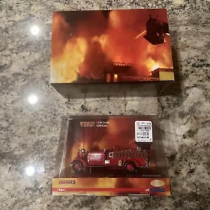 Corgi Code 3 Diecast 1/50 Heroes Under Fire Boston Fire Engine FAST SHIPPING - Picture 1 of 8