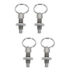  4 PCS Train Ring Rest Bolt Stainless Steel Spring Pestle With Clamping Ring