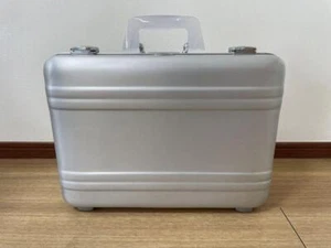 Rare clear handle Zero Halliburton aluminum attache case - Picture 1 of 10