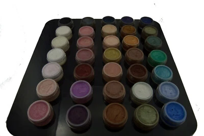 Mineral Make-up Eye-shadows Loose Shimmer Mica Bare Powder Pigment Made in USA - Image 1 of 4