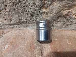 Vintage 1953 SNAP-ON TOOLS F-201 USA 5/8" socket 3/8-drive 12-pt underline logo - Picture 1 of 6