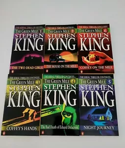 Stephen King 'The Green Mile' Serial Thriller Complete Series 1-6 Paperback 1996 - Picture 1 of 4