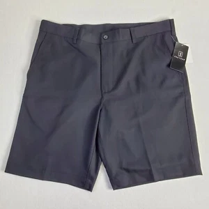 PGA TOUR Black Flat Front 9.5 Inseam Golf Shorts Mens Size 38 NWT - Picture 1 of 11
