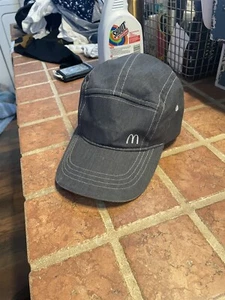 McDonald's Strapback Employee Uniform Cap Hat EUC Fast Food - Picture 1 of 4