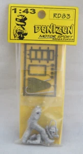 DENIZEN Motor Sport Miniatures Meccanico con Jack Anteriore RD83 1/43 Metallo Bianco - Foto 1 di 1