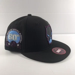 MARVEL BLACK PANTHER 60TH ANNIV COMIC ALL OVER YOUTH KIDS SNAPBACK HAT BLACK... - Picture 1 of 8