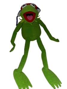 De colección 25" Kermit La Rana Peluche Macy's Jim Henson's Muppets Con Sombrero de Invierno - Imagen 1 de 8