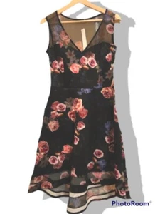 Red Herring sz 14 Fit and Flare Floral Dress BNWT. Stunning! - Picture 1 of 3