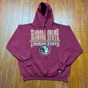 Sudadera con Capucha Vintage Florida State Seminoles Para Hombre Talla XL Roja Logo 7 Años 90 - Imagen 1 de 9