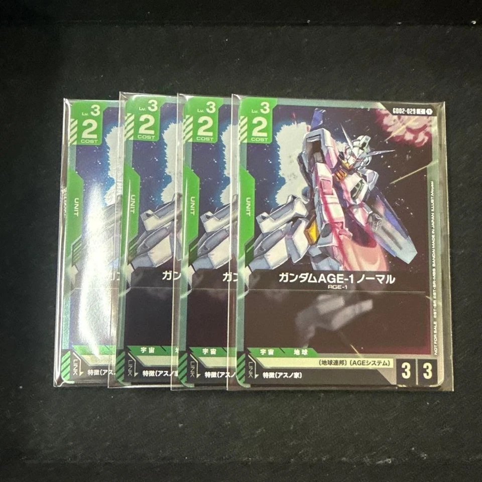 Gundam AGE-1 Flit Asuno 4 each Gundam card game ③ - Image 1 of 1