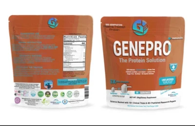 GENEPRO PROTEIN GEN3 WITH IMMUNOLIN , 28 Serving Free Shipping - Image 1 of 4