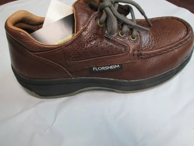 Florsheim FS240 Women's Compadre Dark Brown 10.5EEE CT Moc Toe Oxford Work Shoes - Image 1 of 4