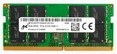 Micron 8 GB DDR4 SODIMM 2133 MHz PC4-17000 260 pines RAM para computadora portátil - MTA16ATF1G64HZ Foto 1 de 2